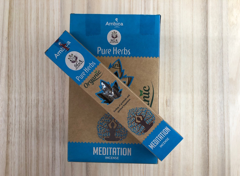 Incienso Meditación Orgánico Sga